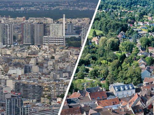 La défaveur environnementale en Île-de-France